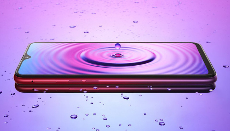 Thiết kế màn hình giọt nước điện thoại OPPO F9