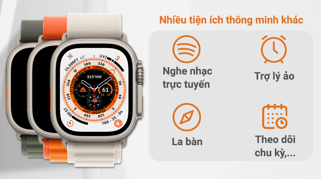 Apple Watch Ultra LTE 49mm - Tiện ích khác
