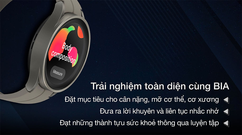 Samsung Galaxy Watch5 Pro - Phân tích thành phần cơ thể