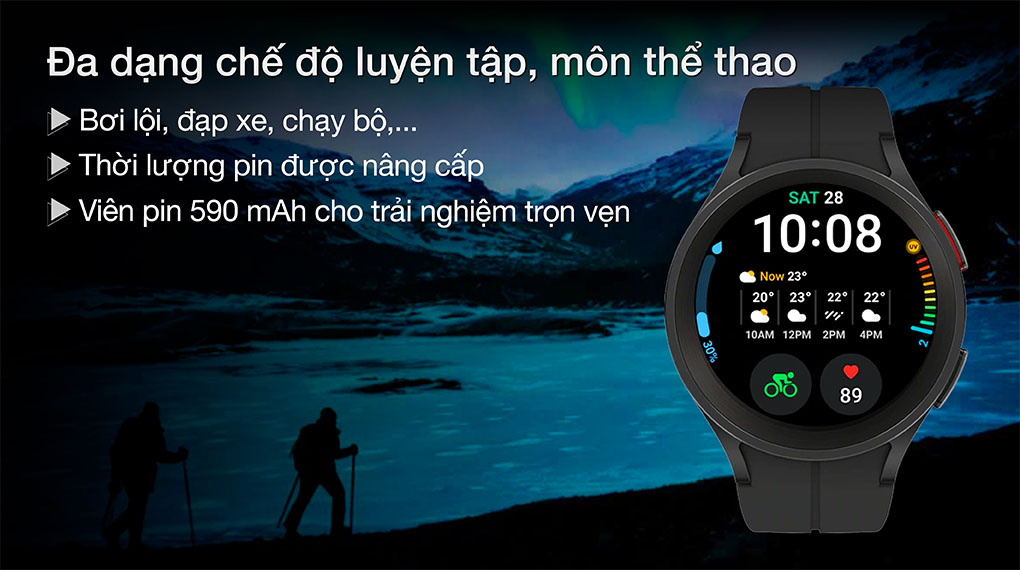 Samsung Galaxy Watch5 Pro - Đa dạng chế độ thể thao