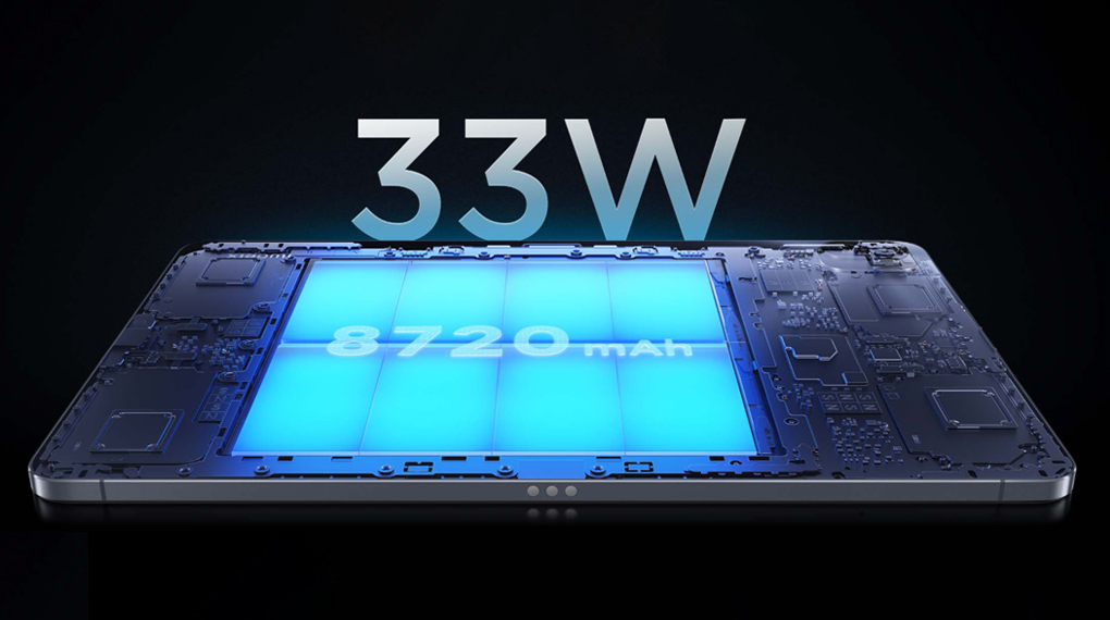 Dung lượng pin 8720 mAh - Xiaomi Mi Pad 5